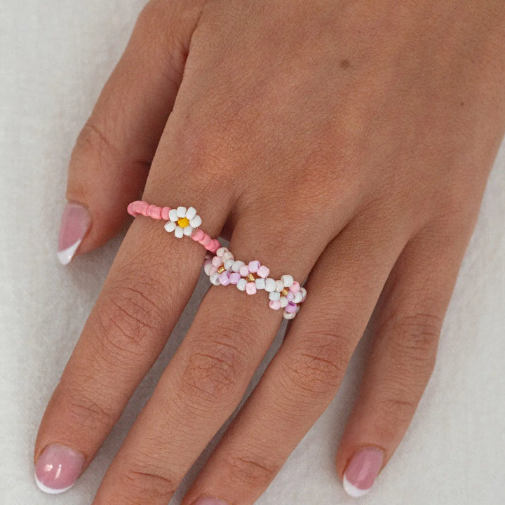 Lisa - Flower Bead Ring