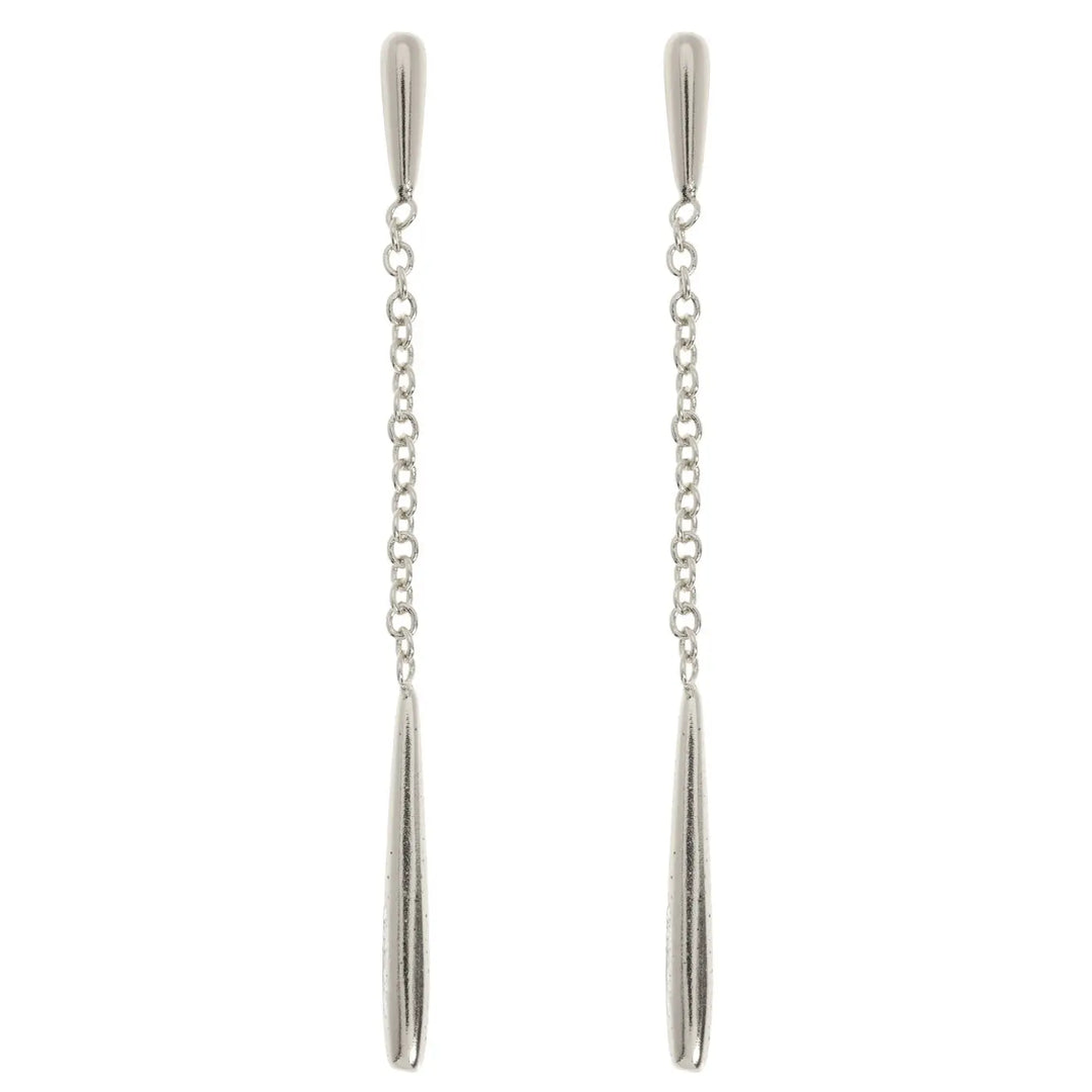 Nim - Dangling Drop Chain Stud Earrings