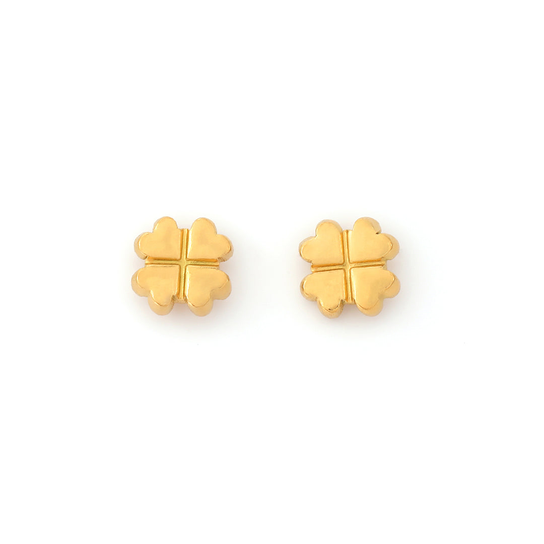 Alexa - Clover Mini Stud Earrings Stainless Steel